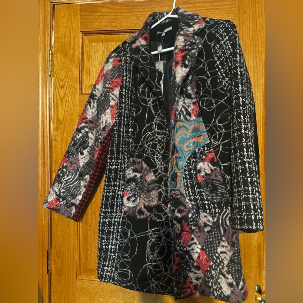 Variations - New With Tags - Unique Patchwork Jacket - Picture 5 of 14